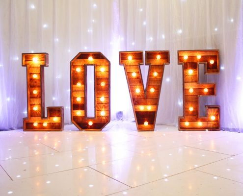 Hire Rustic LOVE Letters 4ft