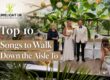 Bride and groom during a wedding ceremony at Palm Court Pavilion, Worthing, featured in Limelight UK's Top 10 Songs to Walk Down the Aisle guide.